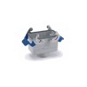 Capot câble à câble 10B, Aluminium moulé sous pression, IP65, Sortie verticale, PG16